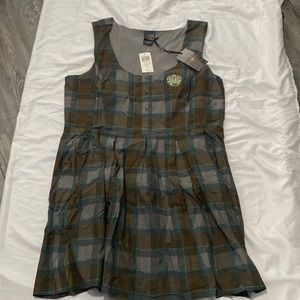 NWT Outlander Corset Back Plaid Dress